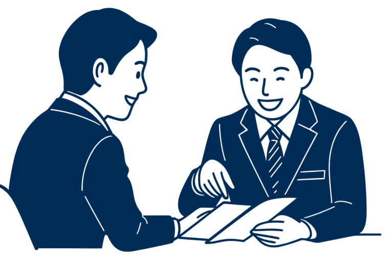 先輩と後輩、営業の話。