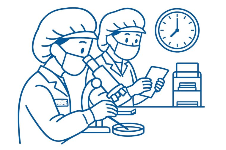 品質管理課の一日の流れ